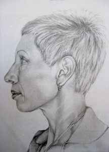 self portrait, 2010, pencil on paper, 21 x 30cm